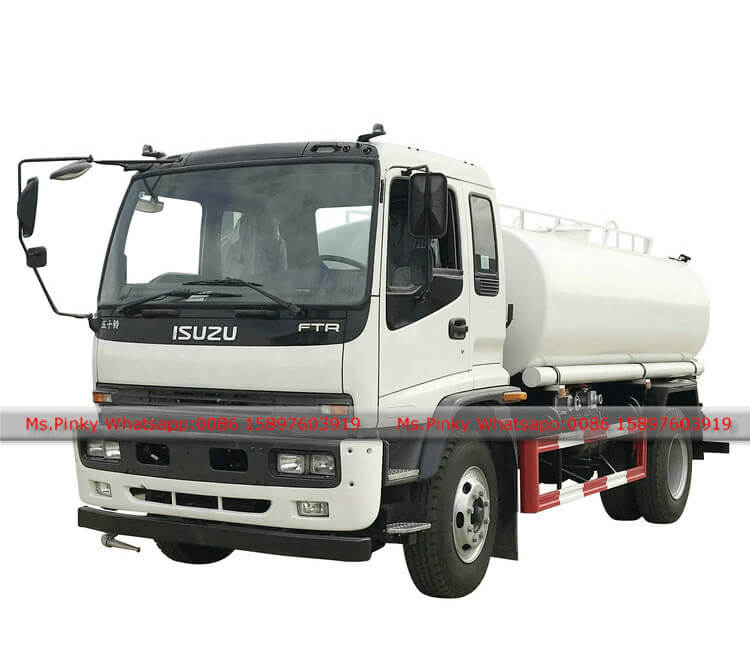Camión de agua pulverizada ISUZU FTR de 10 toneladas exportado a Camboya