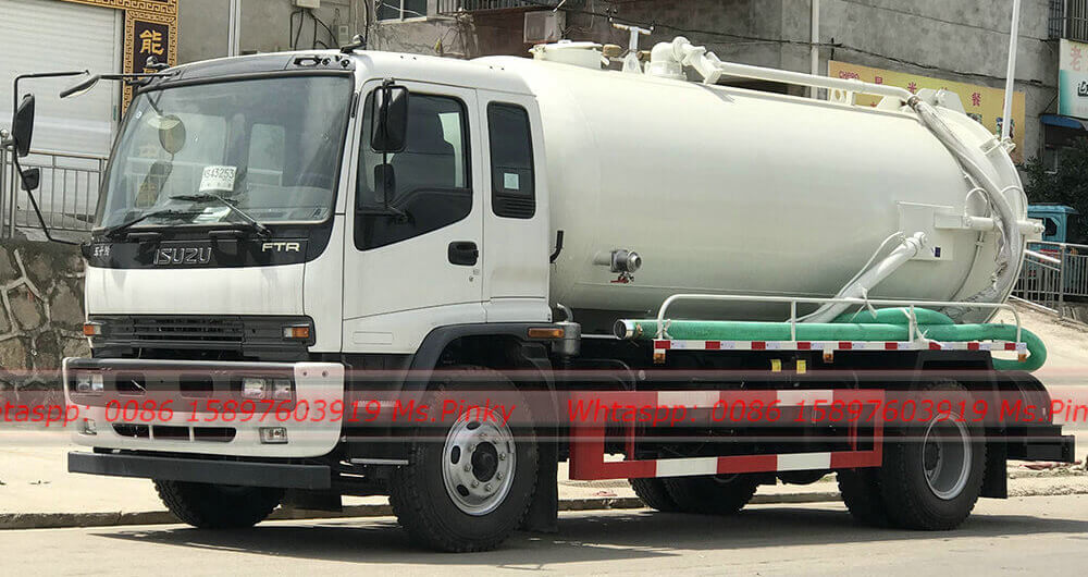 La diferencia entre camiones de succión de aguas residuales y camiones de succión fecal