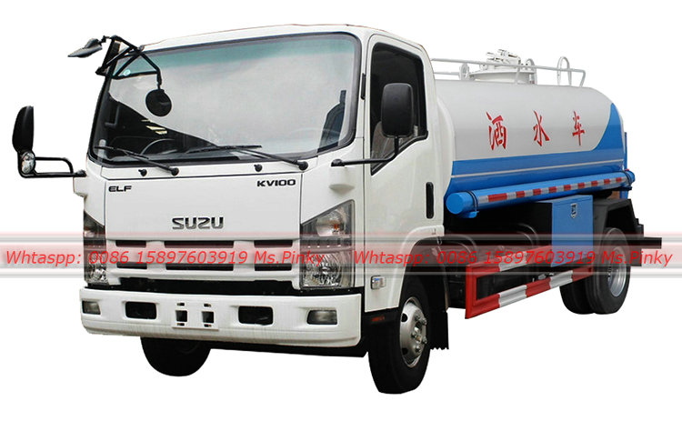 Agua del camión de ISUZU KV100 para beber la promoción del precio bajo del motor del euro 6 de 120HP